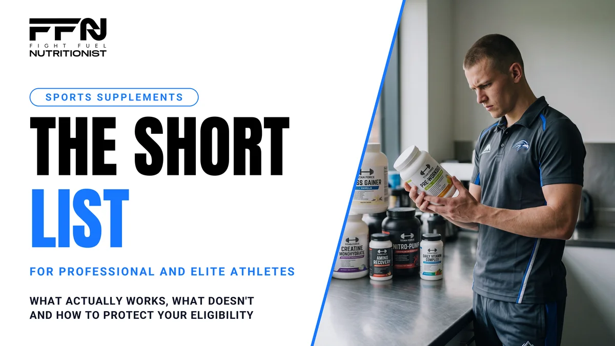Sports Supplements for Professional Athletes
